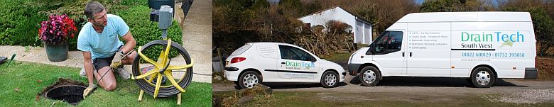 DrainTech South West - drain repair and installation for Tavistock, West Devon, Plymouth and East Cornwall