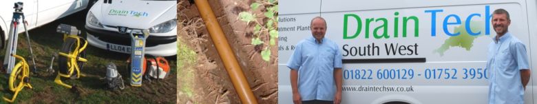 DrainTech South West - drain repair and installation for Tavistock, West Devon, Plymouth and East Cornwall