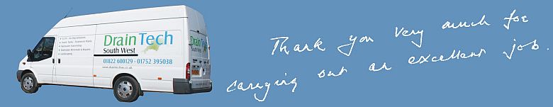 DrainTech South West - drain repair and installation for Tavistock, West Devon, Plymouth and East Cornwall