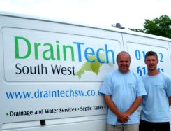 Draintech South West - a skilled and reliable team for all your  water pipe, drain and sewage repairs, renewals, replacements and installations in Tavistock, Plymouth, west Devon, south Devon, and east Cornwall